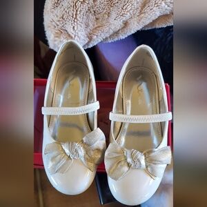 Nina Toddler white flats